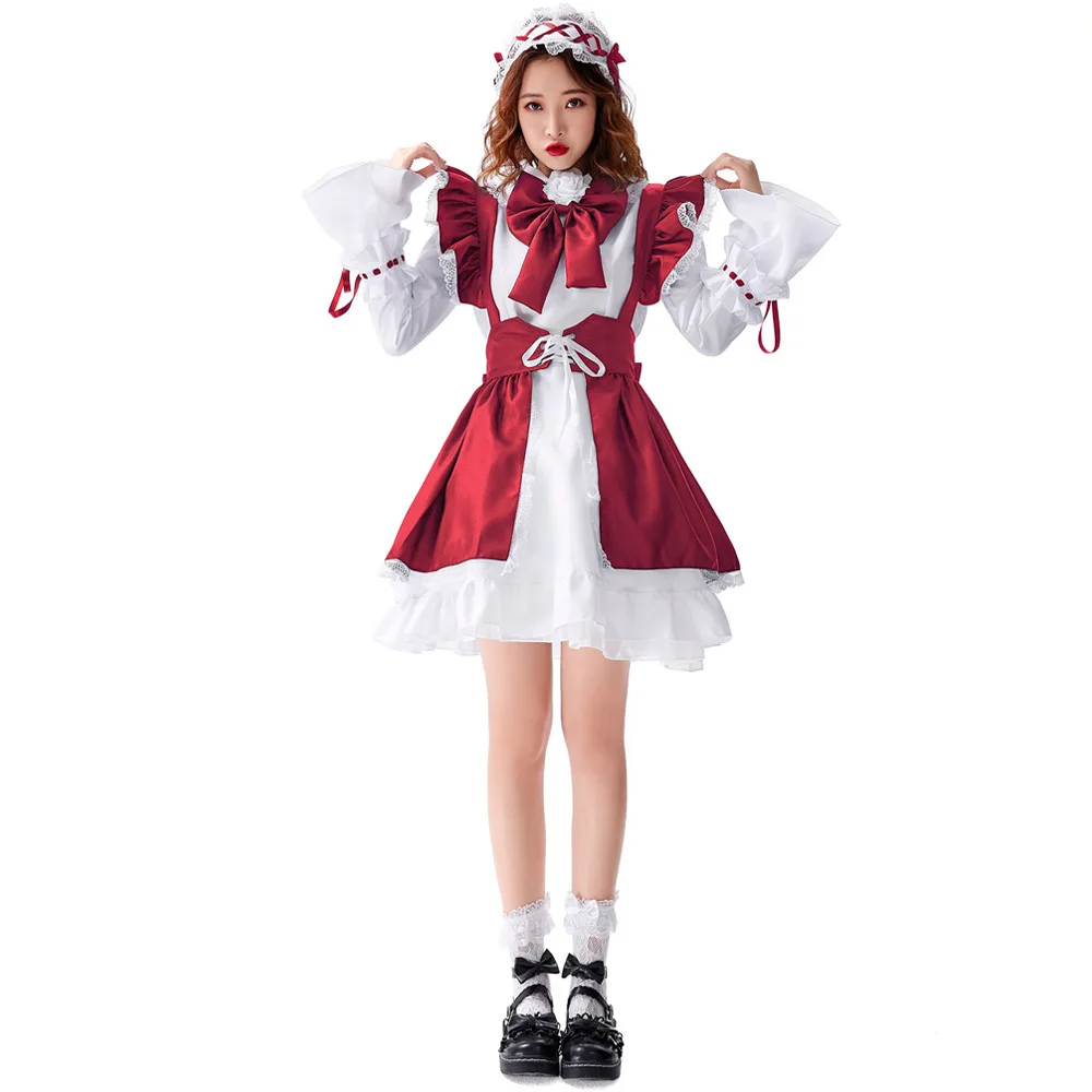 Robe Lolita classique pour femme, costume de cosplay d'Halloween en couches, robe JSK en coton, olympiques pour fille