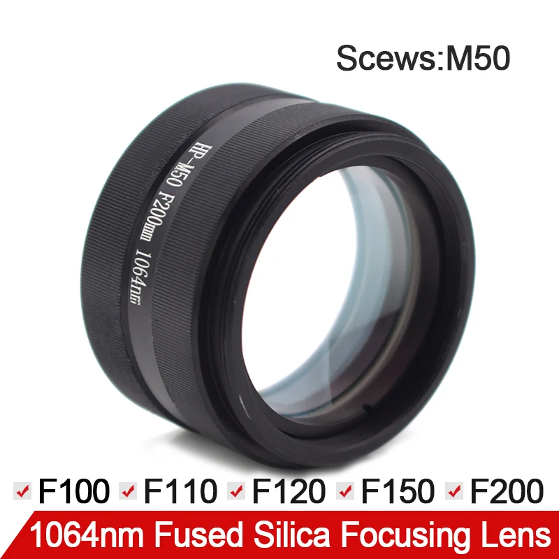 Laser Focus Lens M50 Combined Thread M50 Focus 100 110 120 150 200mm