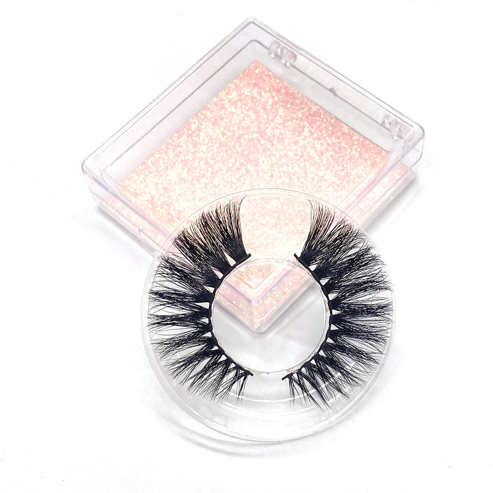 21mm 5D False Eyelashes Eye Make-Up Mink Hair Soft Hair Tips Natural Dyeing Wedding Trip Party Activities