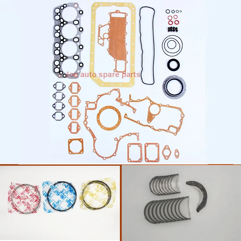 

4D36 Full gasket set kit crankshaft connecting rod bearing piston ring for Mitsubishi Fuso CANTER Truck and Bus Corporation 3.5L