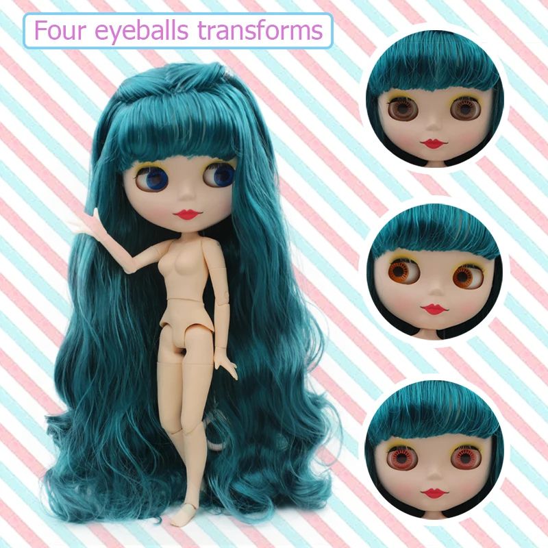 Factory Neo Blyth Doll Customized Matte Face,1/6 BJD Dolls Ball Jointed Doll Blyth Dolls Toys for Girl Children Gift