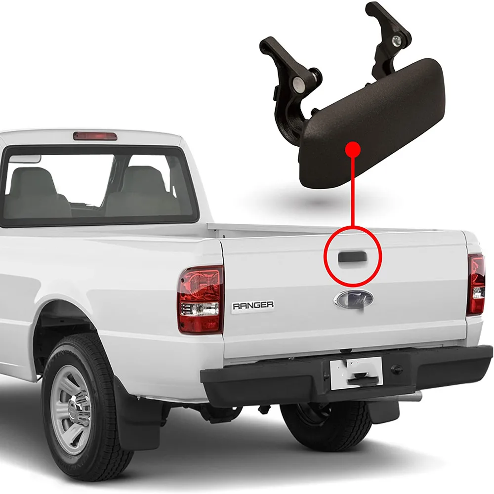 Black Rear Tailgate Handle for 1998-2011 Ford Ranger Pickup Truck 1L5Z9943400AAA