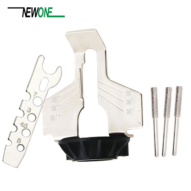 NEWONE Saw Sharpening Attachment Sharpener Guide Drill Adapter Dremel Style Drill Rotary Mini Drill Power Tool Accessories Set