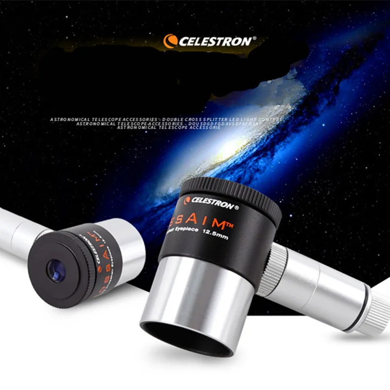 Celestron oculare illuminato a croce 12.5mmLED accessori per telescopio astronomico controllabili a luce rossa HD da 1.25 pollici ad alta potenza