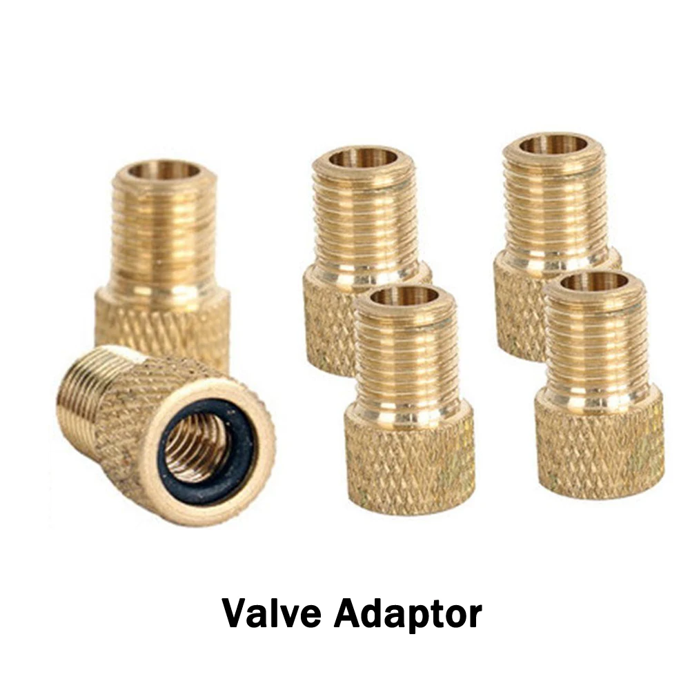 DSYCAR 4Pcs/Lot Copper Presta To Schrader Air Pump Bicycle Bike Valve Type Adaptor Gas Nozzle Converter Adapter Tire Tools