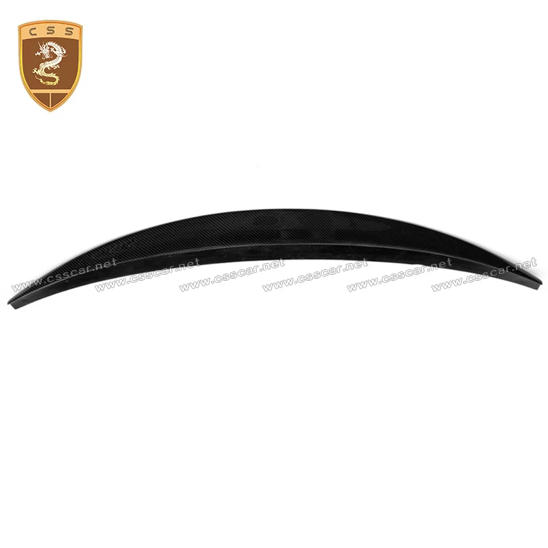 CSSCAR Hot Sale Black Real Carbon Fiber Car Duck Tail Wing For Audi-a3 Kits Back Auto Part Spoiler Wing Free Screw Installation