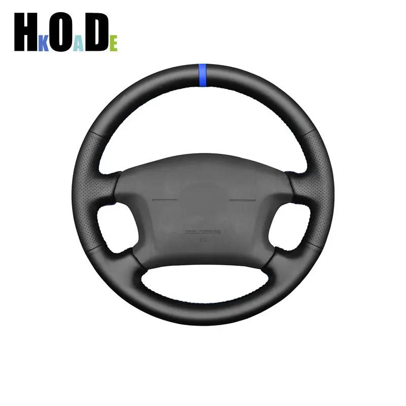 Osłona na kierownicę do samochodu dla Toyota 4Runner Camry Corolla Sienna Tundra 1998 1999 2000 2001-2003 DIY czarny sztuczna skóra