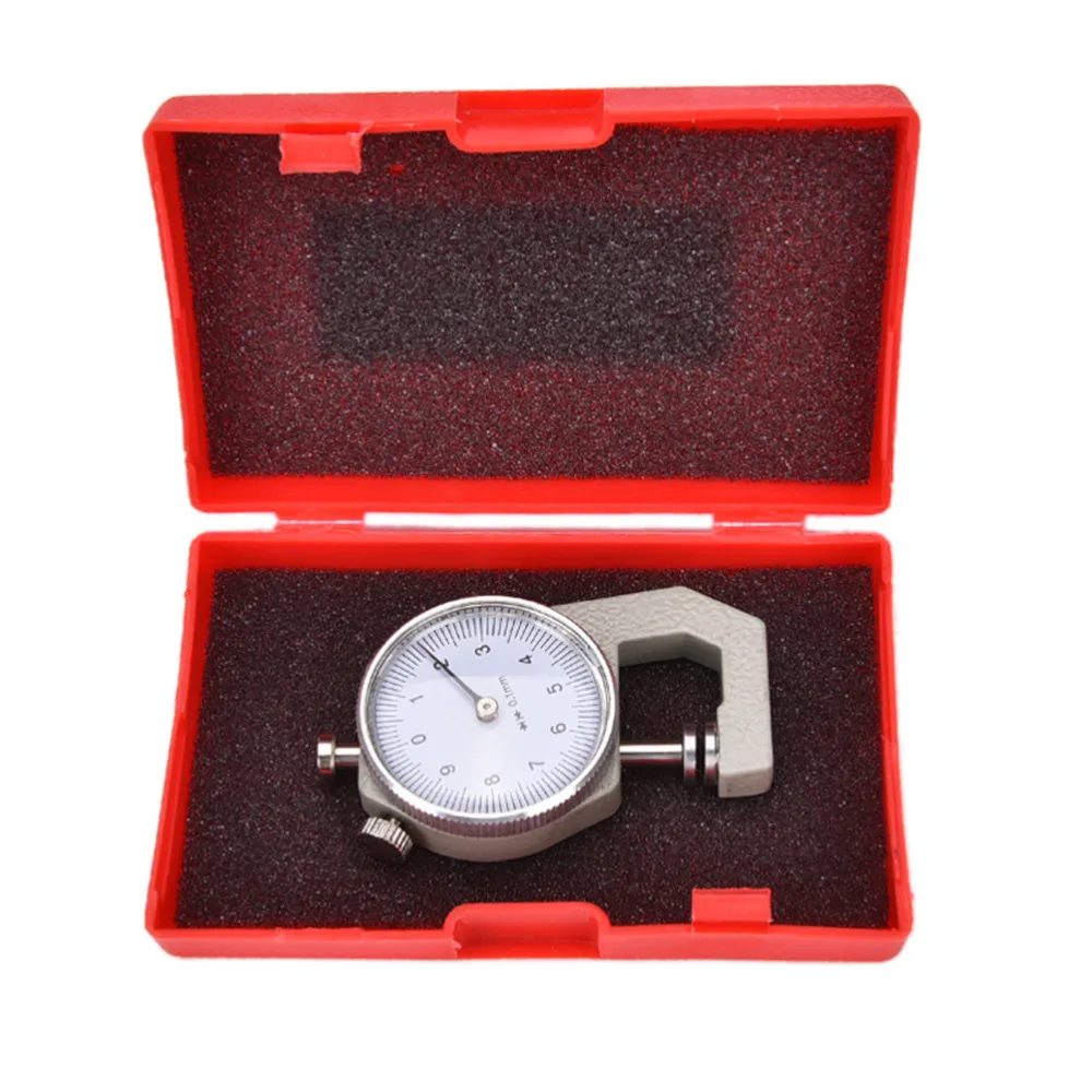 0-10mm Dial Thickness Gauge Leather Paper Thickness Meter Tester For Leather Paper