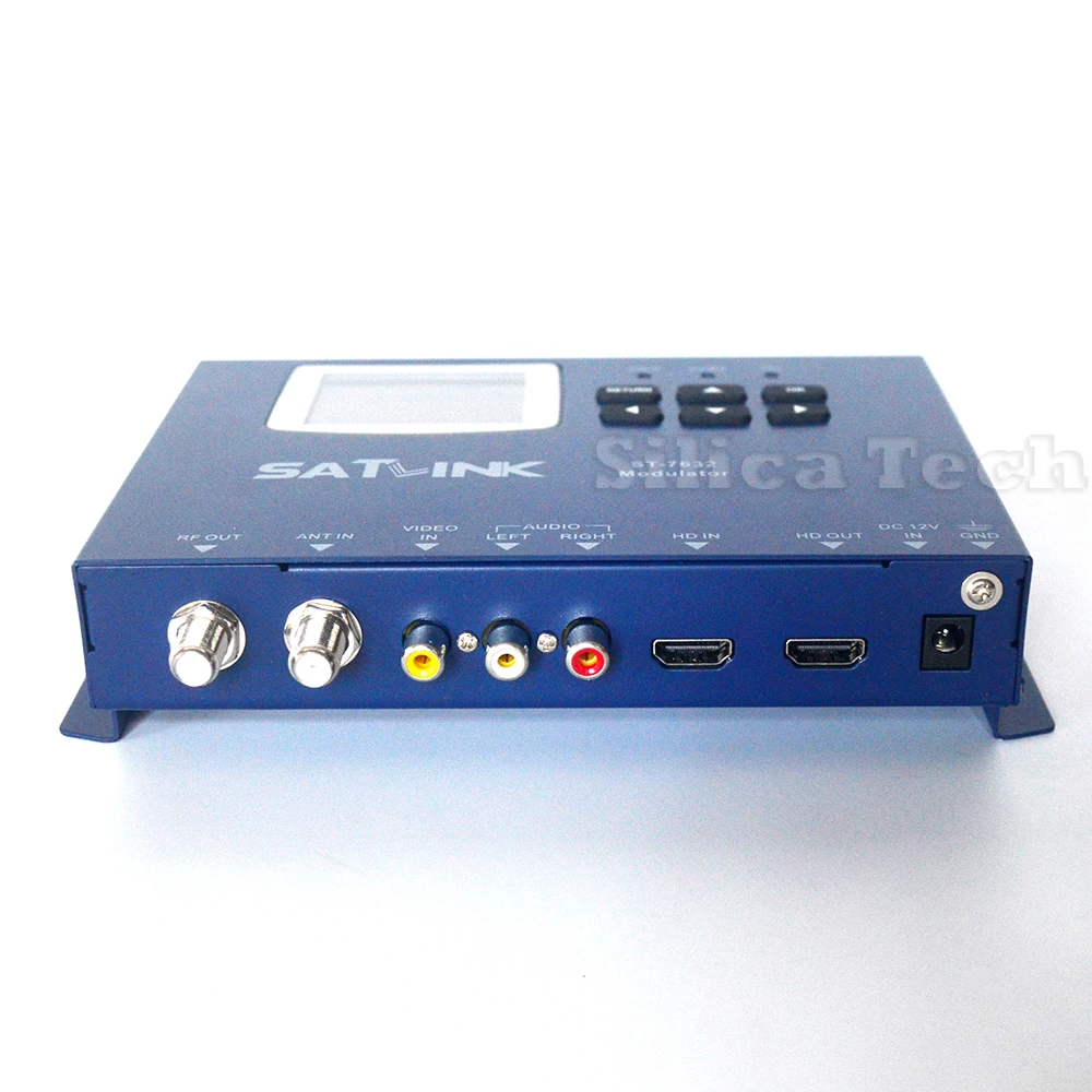 Original Satlink ST-7632 ISDB-T/ DVB-T/ DVB-C RF output modulator AV/ HDMI input