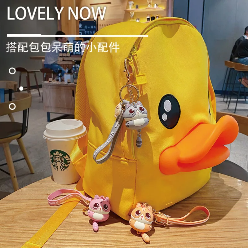 Ins Leuke Kat Kawaii Sleutelhanger Vrouwelijke Creatieve Autosleutel Hanger Paar Liefhebbers Rugzak Telefoon Lanyard Meisje Geschenk Speelgoed Pop Accessoires