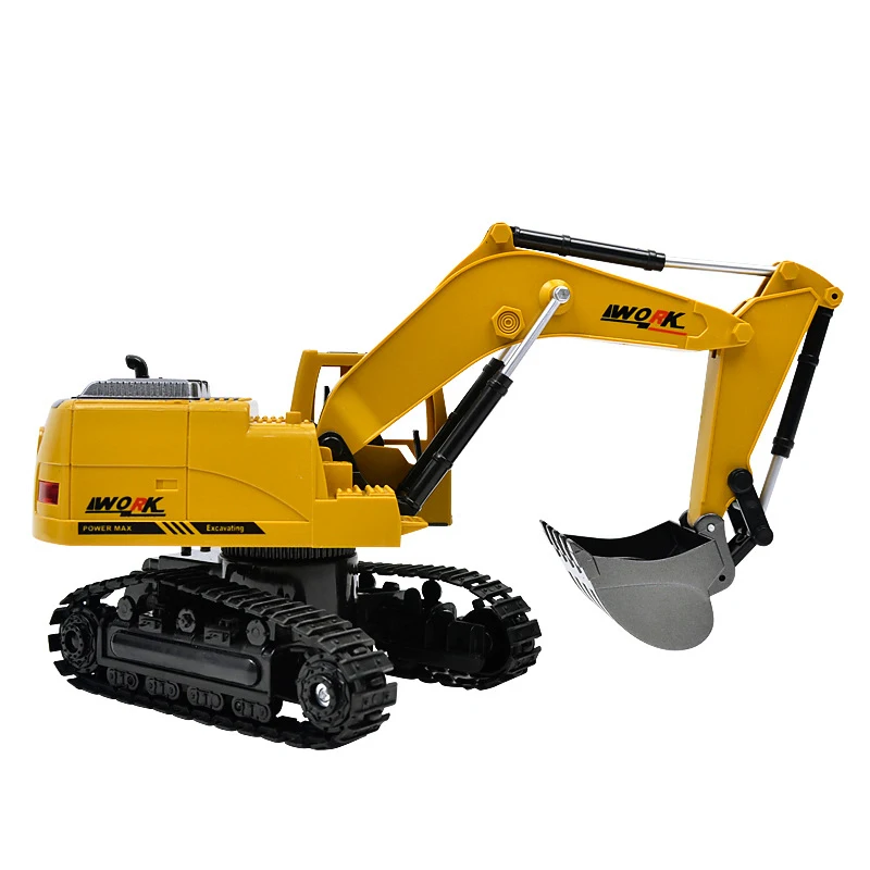 1:24 Excavator 2.4G RC 8 Channel Construction Vehicle Toy Simulated Excavator 20Minutes Kids Gift kids Toys 4.8V 700mAh