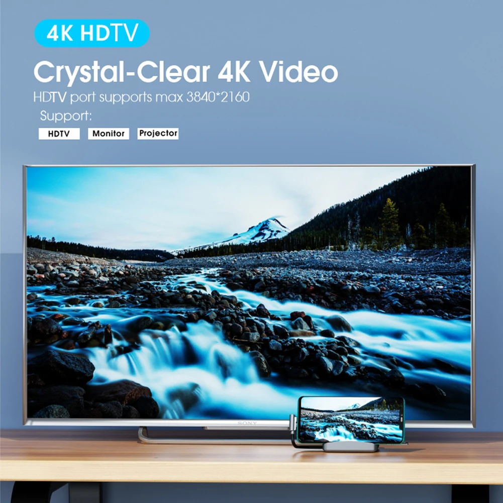 محطة إرساء محمولة من النوع C لهواتف سامسونج S20 S10 Dex Pad Station USB C إلى HDMI-متوافق مع محول طاقة لـ Huawei