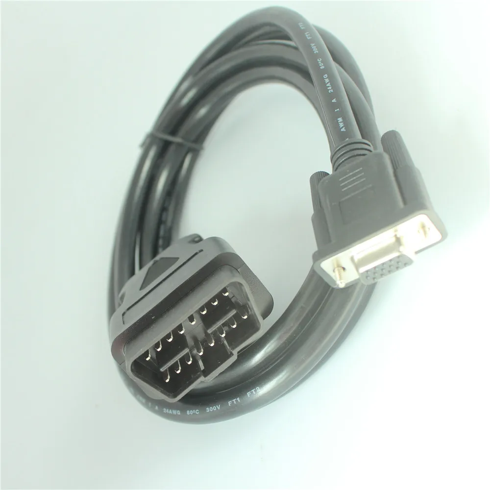 Acheheng　Db15 Pin to OBD2 Male Main Cable OBDII 16pin Connector for Launch CR981 CR982 CR971 CR972 Diagnostic Tool