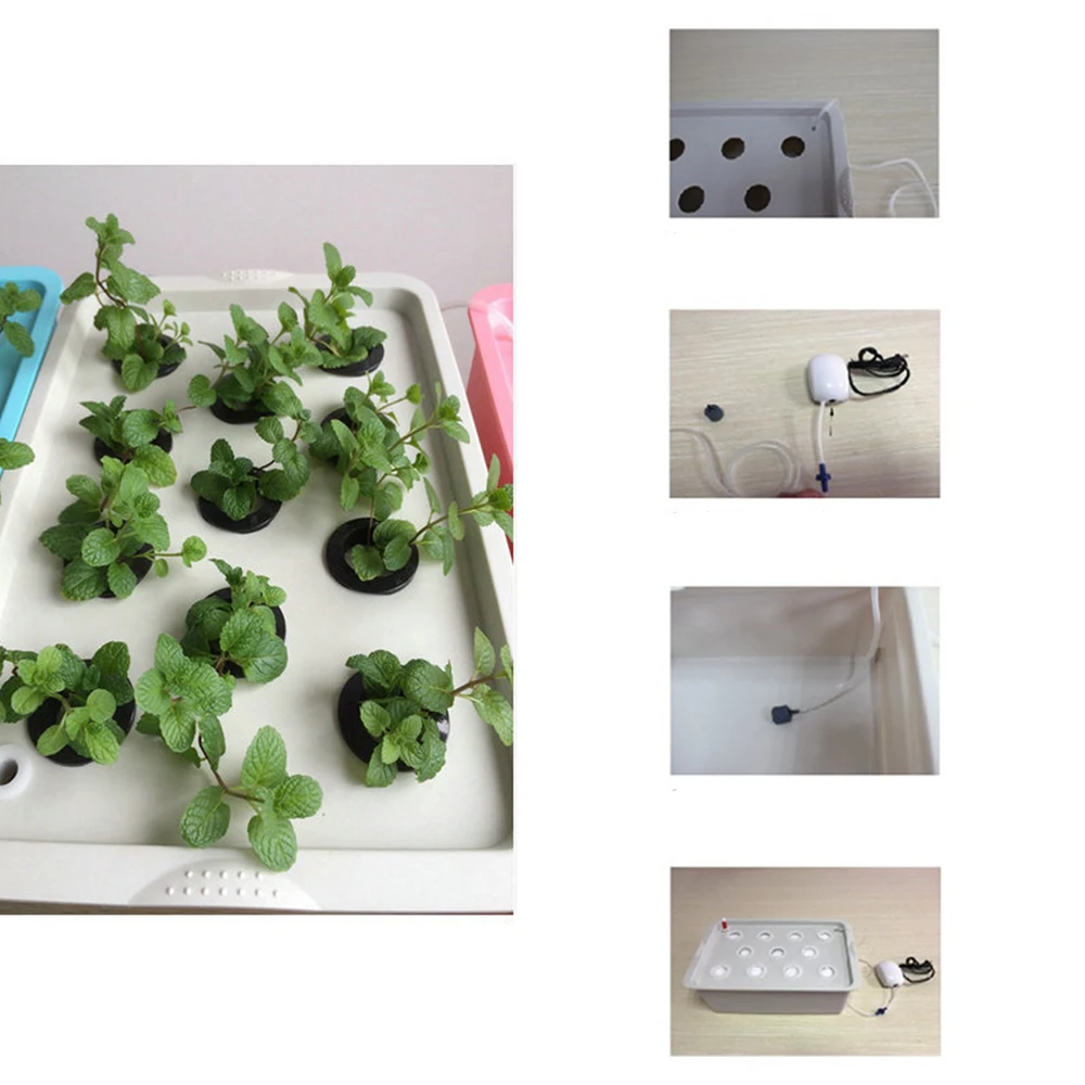 1Set Static Water Cultivation Seedling Box Balcony Planting Vegetable Hydroponic Plant Box Soilless Cultivation Planting Box