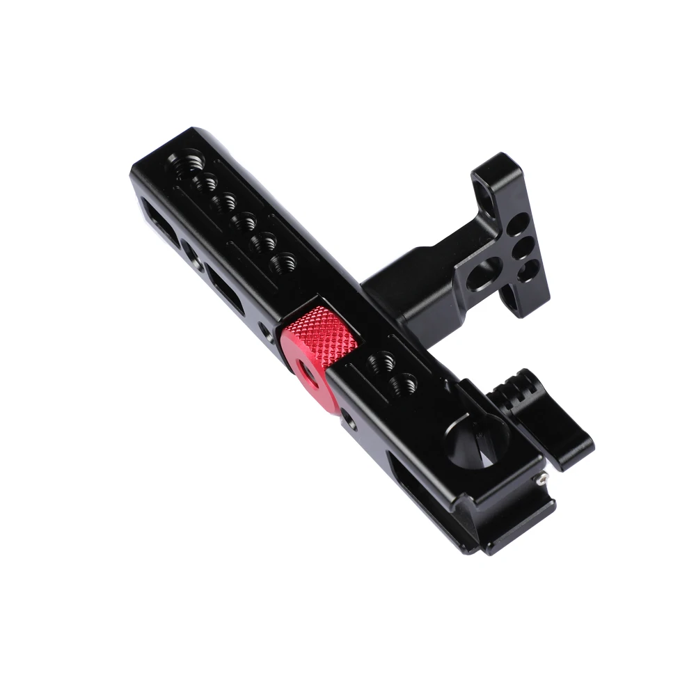 Manico superiore Kayulin manico per formaggio con morsetto per asta da 15mm e supporto per scarpe per accessori per Kit fotocamera