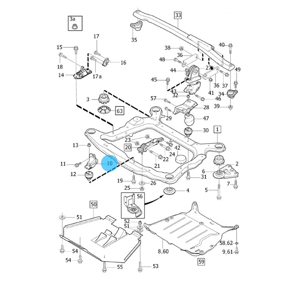 8649262 For Volvo S60 S80 V70 XC70 XC90 Rear Lower Engine Motor Mount support Aluminum 2000 2001 2002 2003 2004 2005 2006