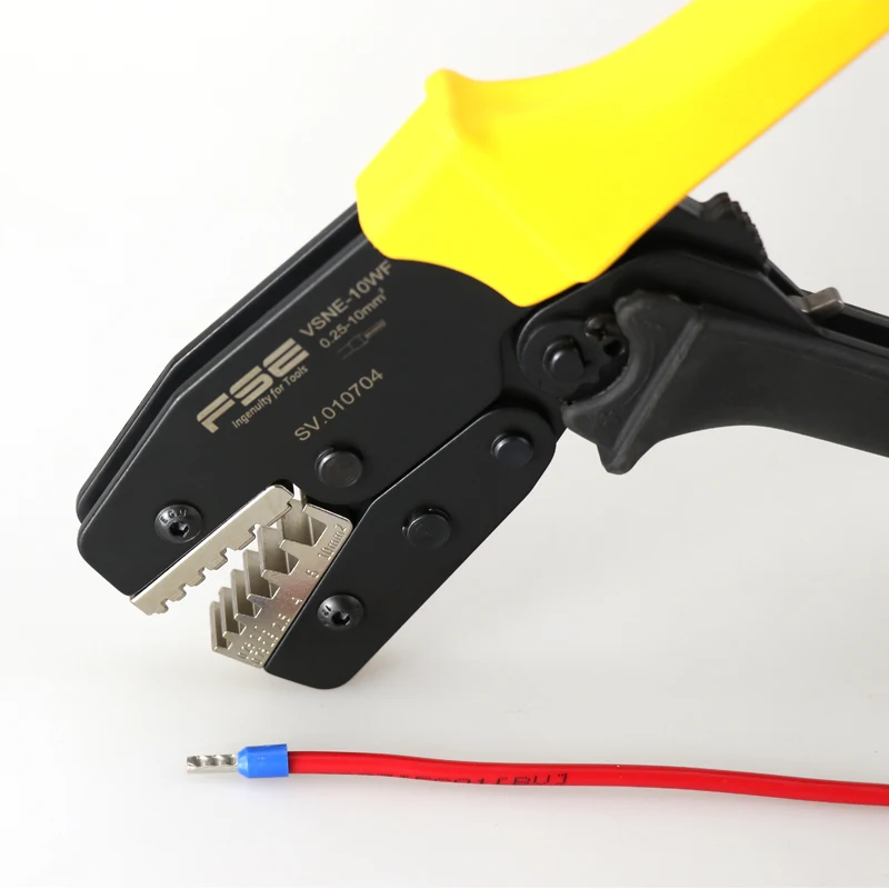 FSE Crimping Tool Cable Cutter Crimper 0.25-10mm 23-7AWG Pliers Tools Crimp Plier Wire Crimp Insulated And Non-Insulated Ferrule