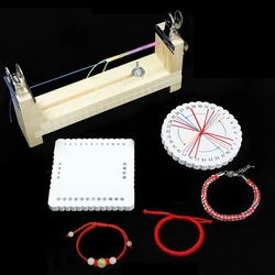 Ferramenta De Tricô De Pulseira De Madeira, Nó De Corda Trançada, Fabricante De Pulseiras, DIY Paracord De Madeira, Tecelagem, Fazer Jóias, Jig Pulseira, 1Pc