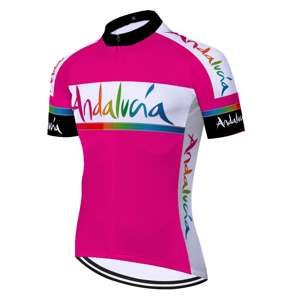 AliExpress UK ANDALUAA 2025 Proteam ANDALUCIA Maillot Ciclismo Hombre Verano 2025 Summer Quick Dry Spain Camisa Ciclismo