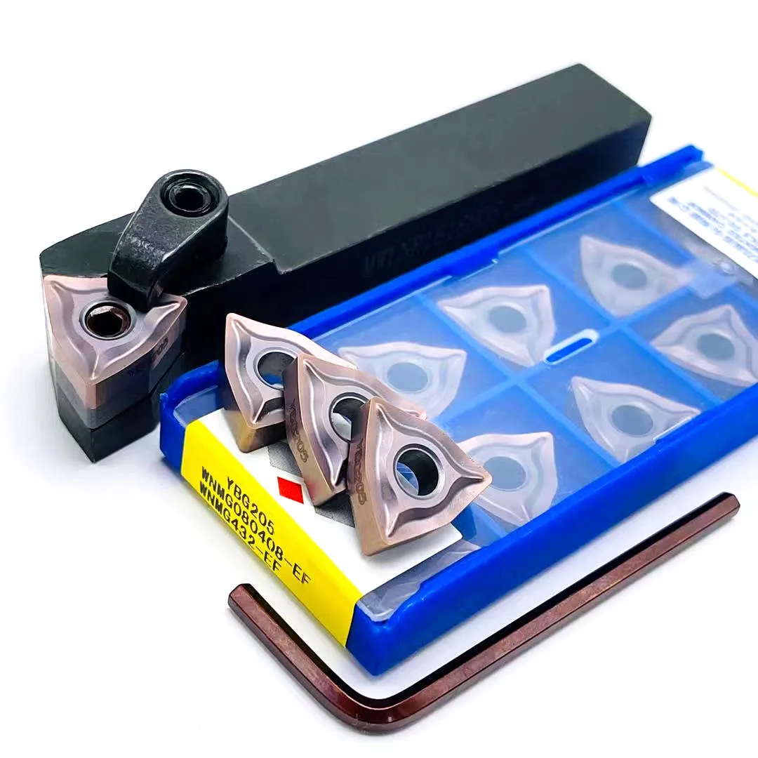 External turning tool MWLNR2020K08 MWLNR1616H08 MWLNR2525M08 10PCS WNMG080408 Carbide insert Lathe tool Turning insert MWLNR