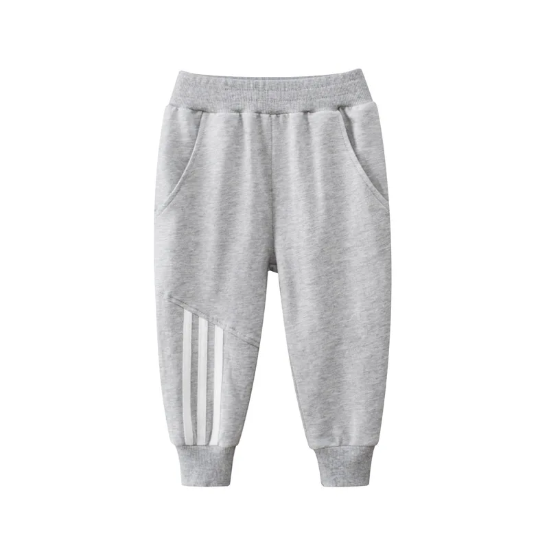 Y-LEEYING Spring Autumn 100% Cotton Boys Girls Trousers Kids Sport Long Pants Sweatpants 5200