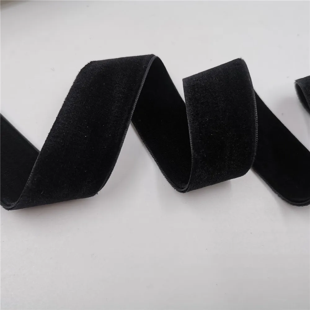 10Yards Double Sided Velvet Ribbon Black Velvet Ribbon for Webbing Diy Accessories