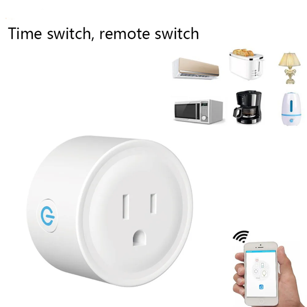 Tuya Smart Socket Wifi Smart Plug Us Alexa Plug smart life switch Time Switch remote switch Smart Power Plug Tuya Smart Home
