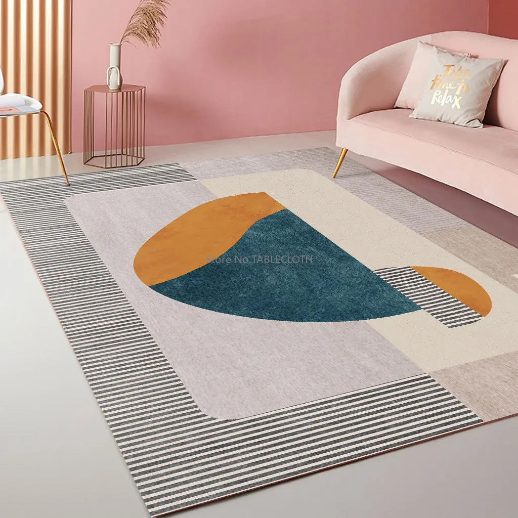 Nordic style fresh and simple carpet bedroom living room cute girl room coffee table bedside sofa mat