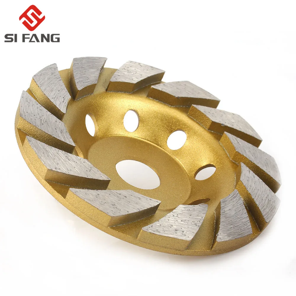 100/125/150/180mm Diamond Grinding Wheel Disc Wood Carving Disc Bowl Shape Grinding Cup Concrete Granite Cutting Disc Power Tool