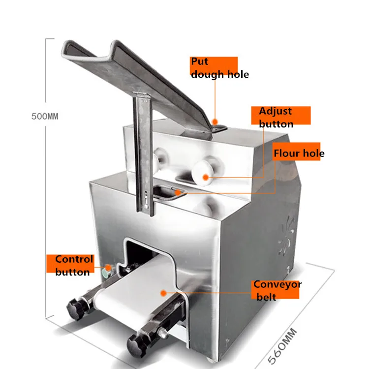 New Automatic dumpling skin wrapper machine for factory support directly