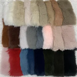 Top Quality 3cm Long Soft Fur Fabric 85cm*165cm Width Faux Rabbit Fur Fabric For Coat Clothes Fur Collar