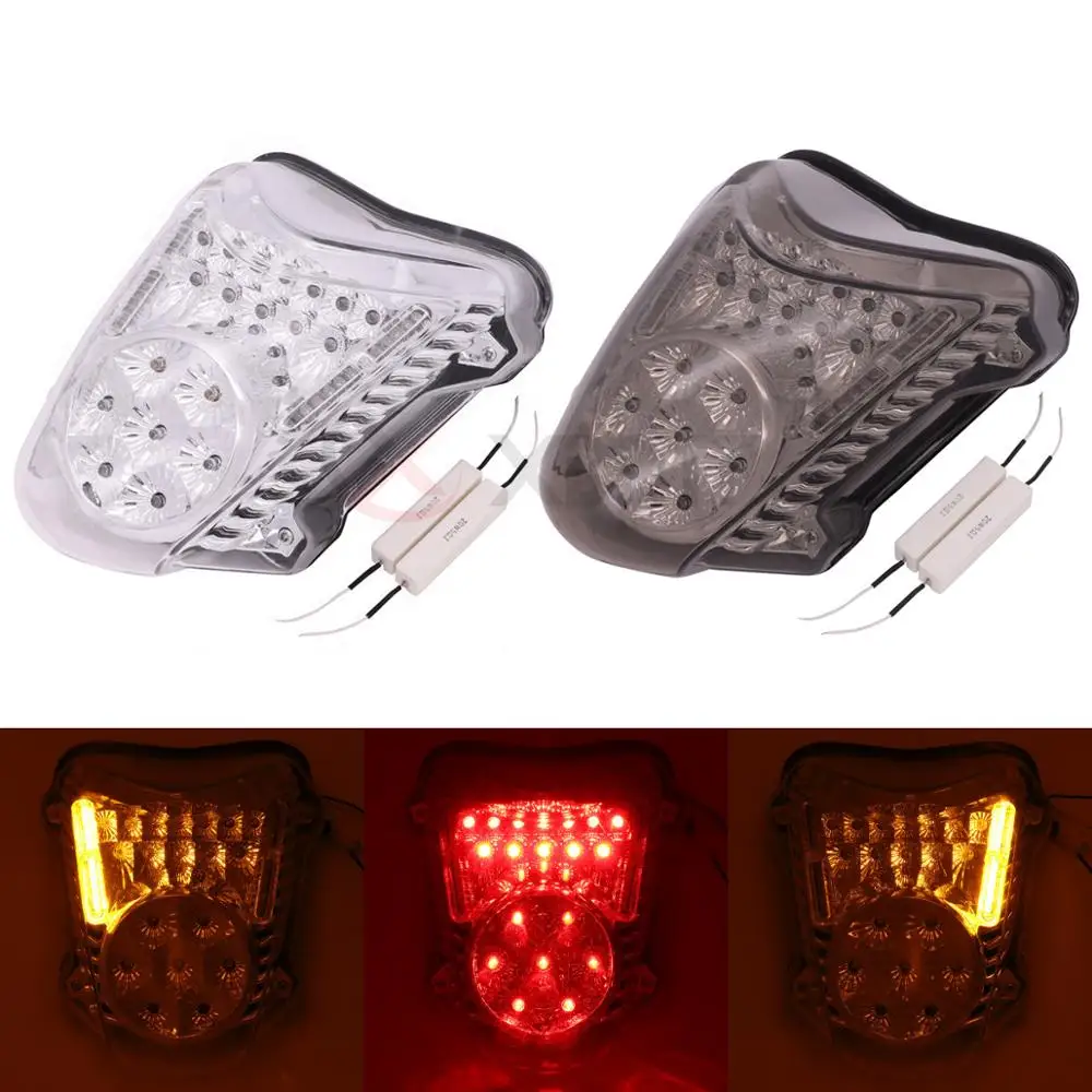 Motorcycle LED Rear Tail Light Brake Turn Signals Integrated For Suzuki Hayabusa GSXR1300 2008 2009 2010 2012 2013 2014