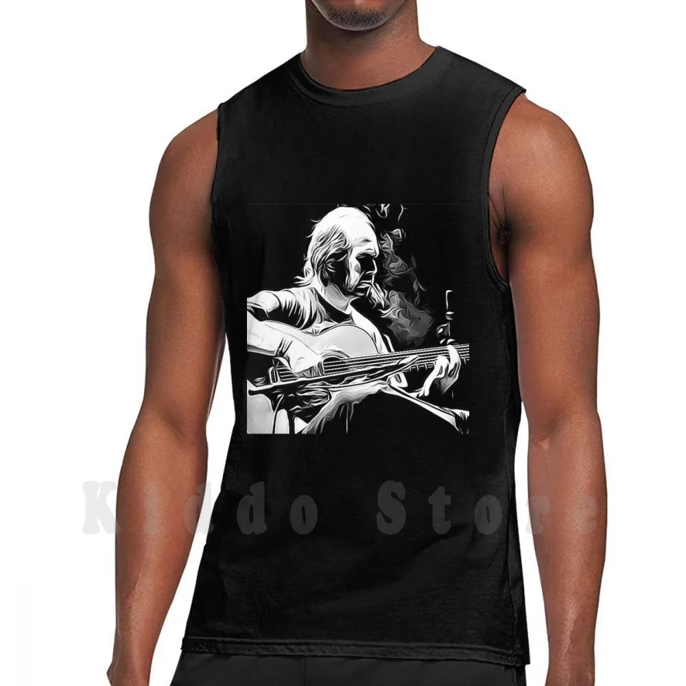 Paco De Lucía-Flamenco Legend Tank Tops Vest 100% Cotton Paco De Lucía Guitar Flemish To Meola Spain