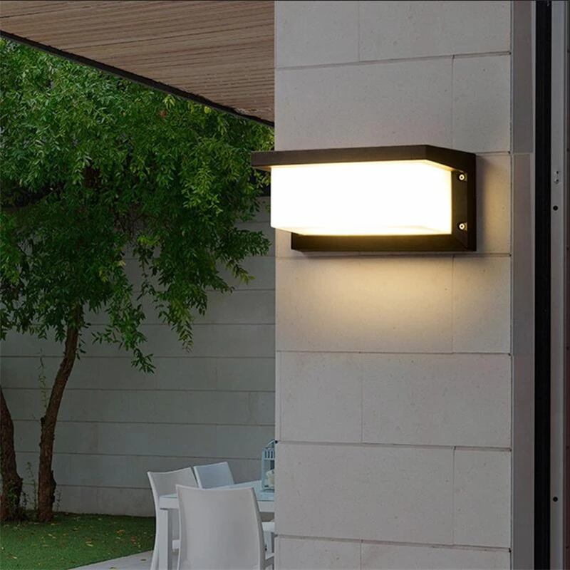 

30W Radar Motion Sensor Waterproof LED Wall Lamp Outdoor Garden Balcony Wall Light Villa Front Door Porch Light AC85-265V