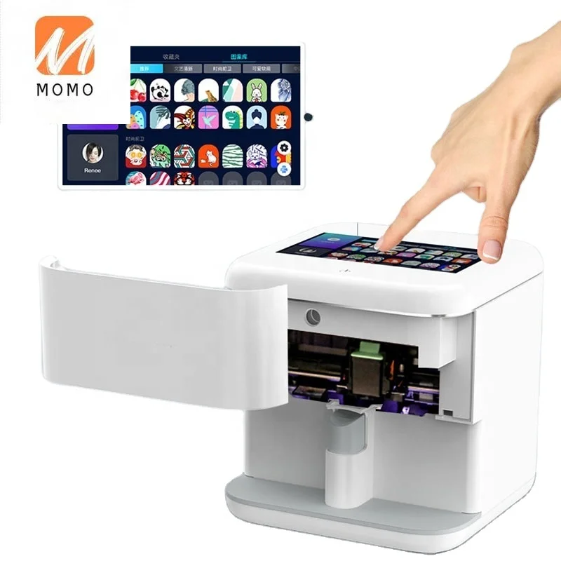 DIY Nail Art Printing Machine Intelligent Manicure Robot 3D Nail Printer Machine