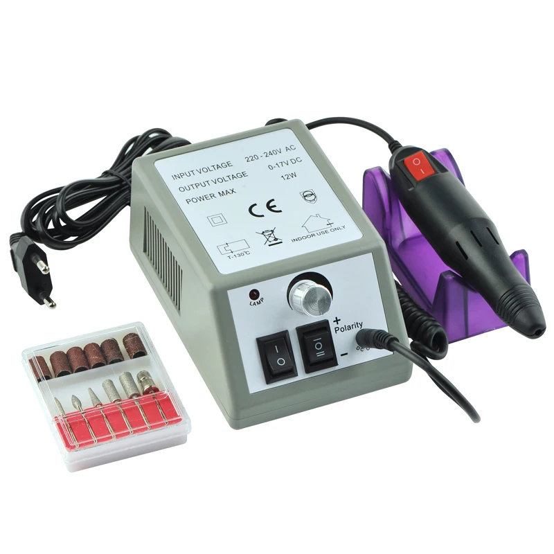 New Hot Professional Electric Acrylic Nail Drill File Machine Kit Bits Manicure EU US Plug SMR88