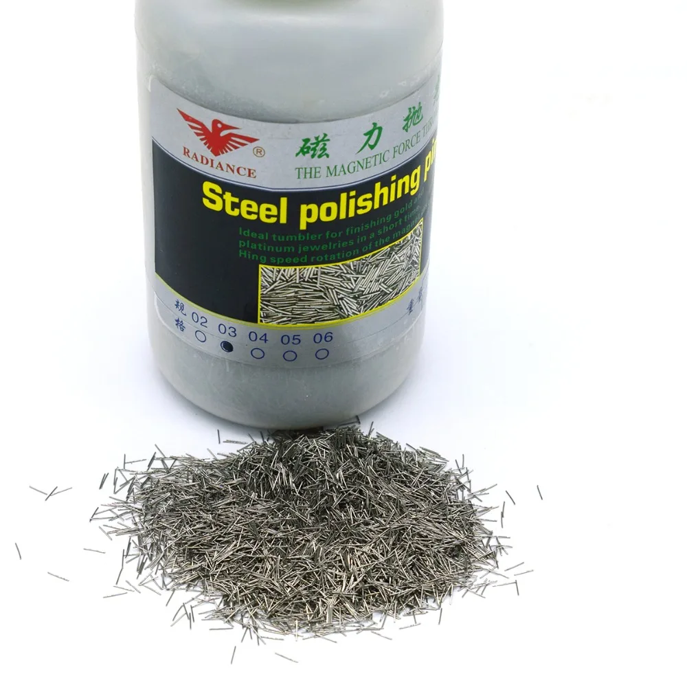 

1000g Polishing Needles Stainless Steel Pins Magnetic Tumbler Mag Polishers 0.2mm/0.3mm/0.4mm/0.5mm/0.6mm