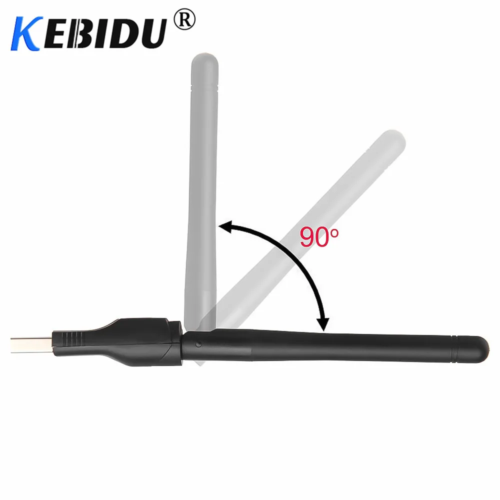 Usb 2.0 150Mbps Wifi Draadloze Netwerkkaart 2.4Ghz Adapter Met Antenne Lan Dongle Chipset Ralink MT-7601 Voor Laptop pc Tv