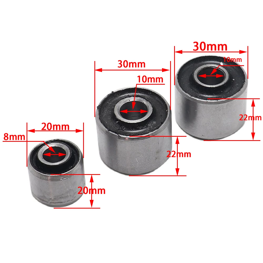 3PCS PERFORMANCE CRANKCASE BUSHING SET For GY6 Engine mount bushing GY6 Scooter Moped 125cc 150cc