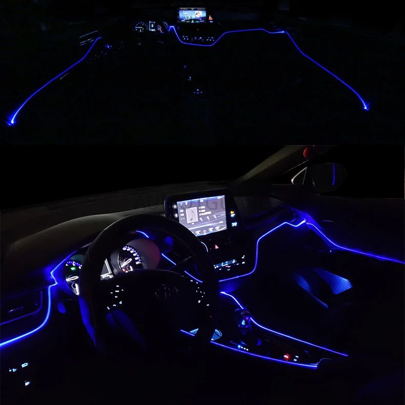 

For Toyota CHR IZOA Atmosphere lamp Interior Light refit Led Instrument Decorative Door Handle Lamp Puddle Lamp