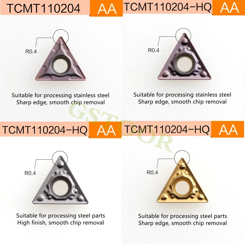 10 pz TCMT110204 TCMT110208 GC5115 GC530 GH01 GM9230 GP9125 utensili per tornitura CNC tornio taglio inserti in metallo duro TCMT