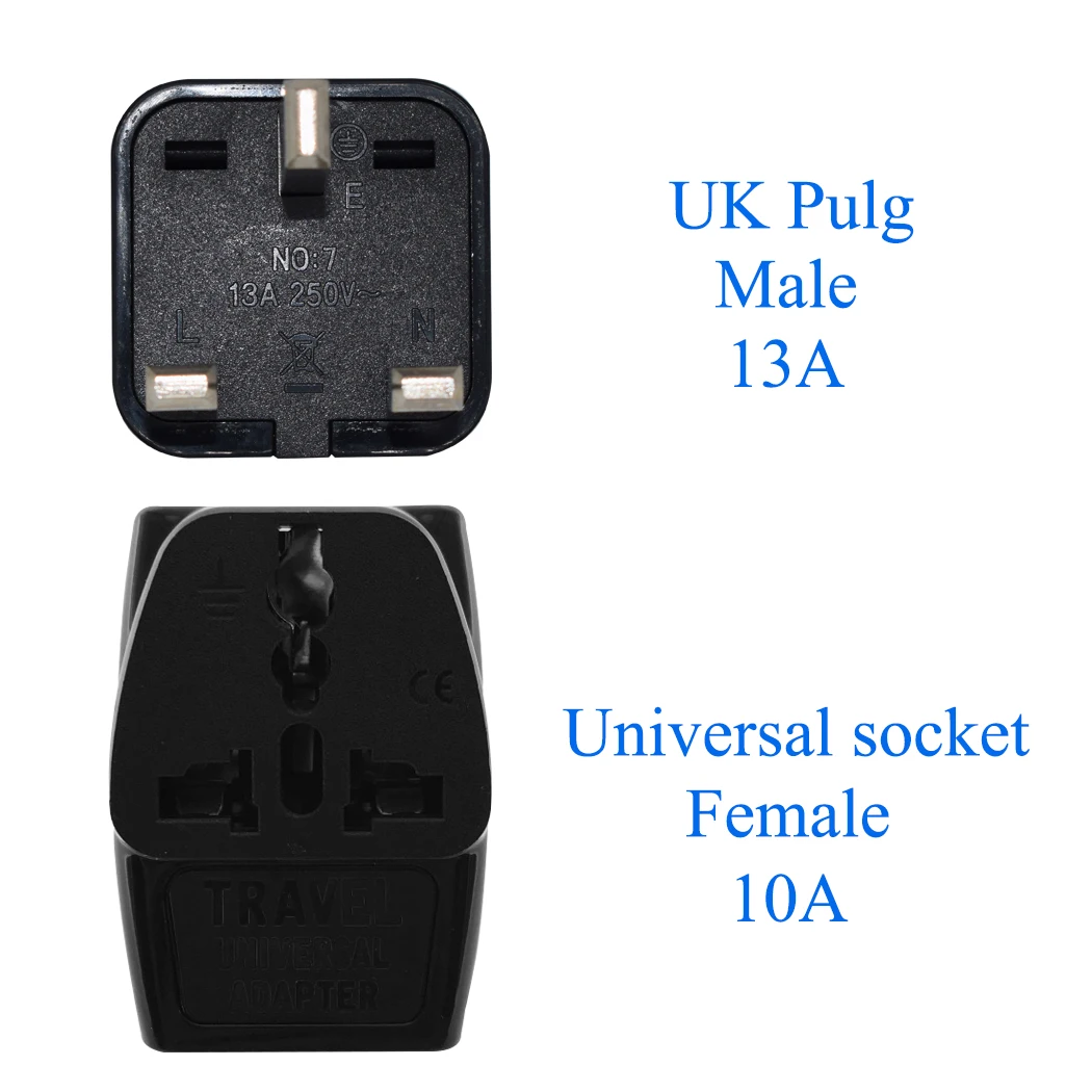 Jorindo ตัวแยกสัญญาณ1ถึง3ตัวใช้ได้กับทุกรุ่น3พินซ็อกเก็ต2พินไปยัง3pin UK ไอร์แลนด์สิงคโปร์อะแดปเตอร์ปลั๊กไฟสำหรับเดินทาง3ขา