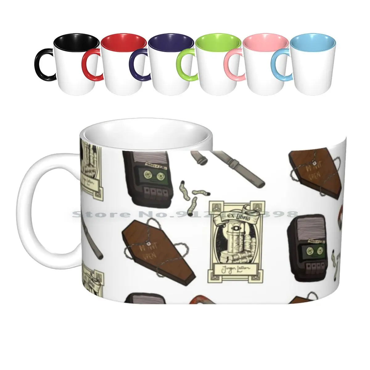 Magnus Archives Icons Ceramic Mugs Coffee Cups Milk Tea Mug Tma The Magnus Archives Rusty Quill Jurgen Leitner The Buried Bpm