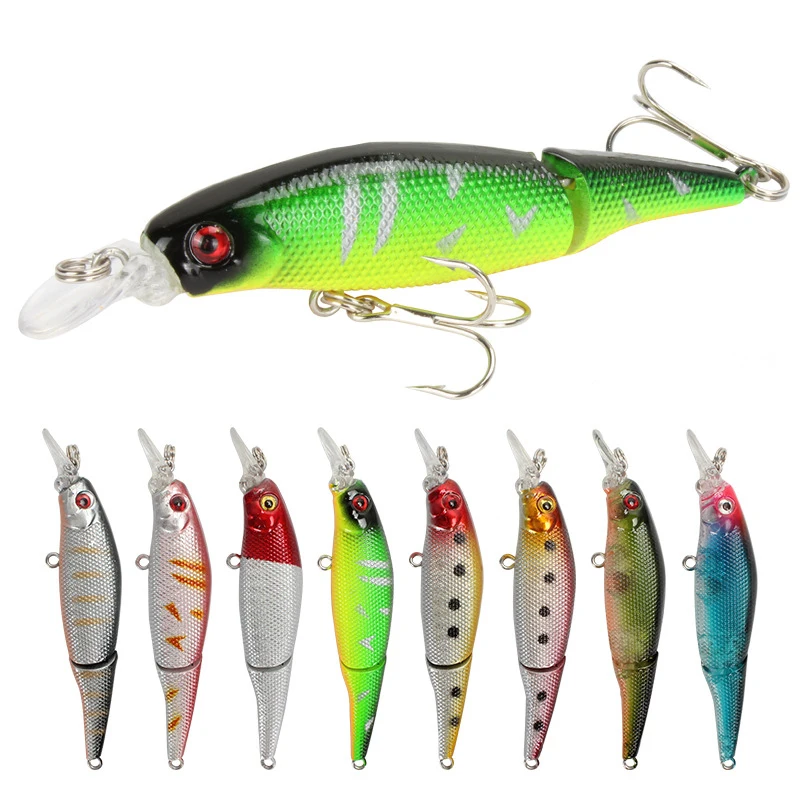 Señuelo swimbait articulado de vinilo – Realista para lucio y lubina - imagen 4
