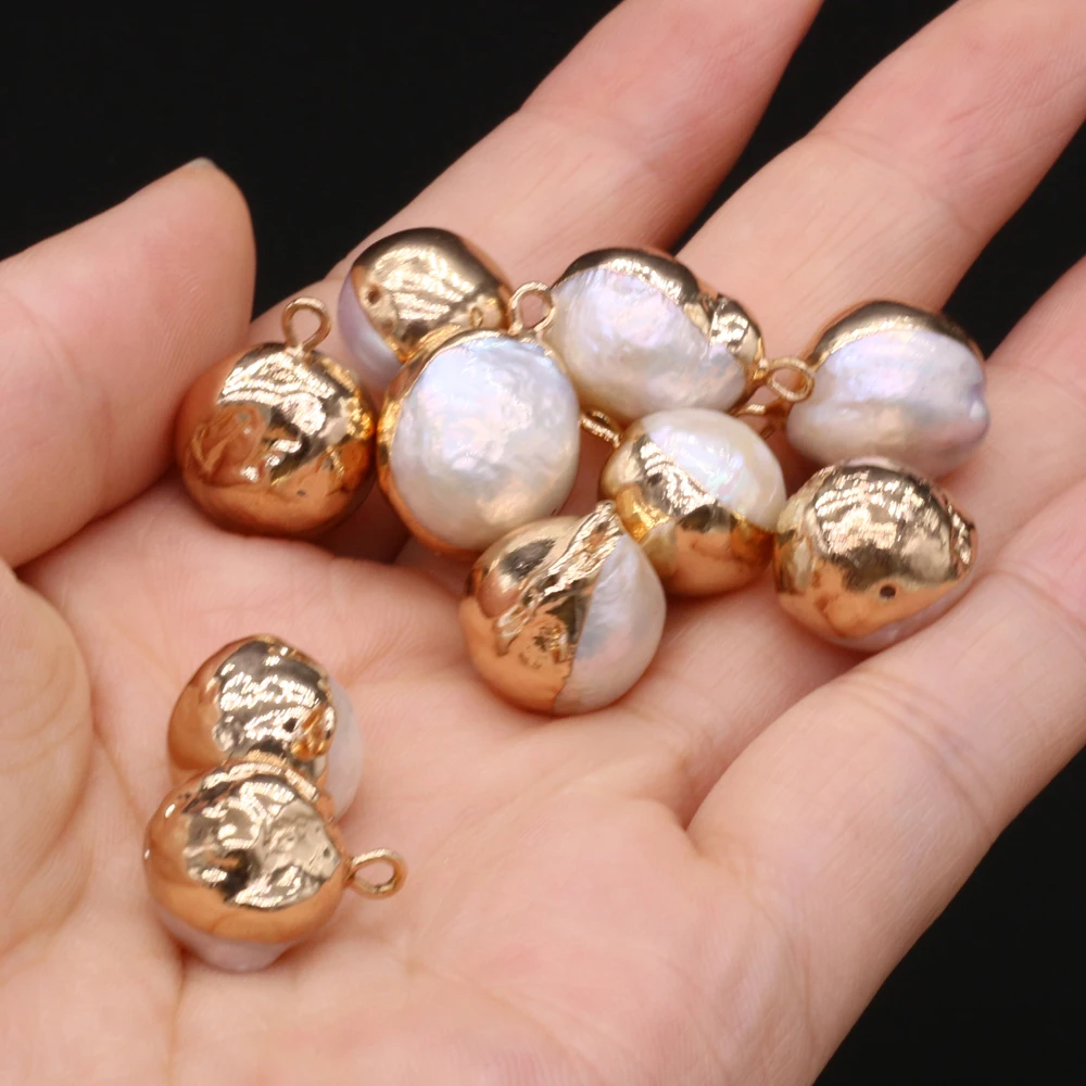 Natural Freshwater Pearl Ball Pendant DIY Necklace Bracelet Accessories Specification 16mm-18mm