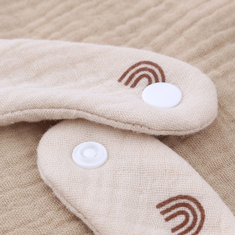 Baby Tassel Bib Absorbent Cotton Saliva Towel Feeding Burp Cloth Bandana Scarf for Newborn Infants Boys Girls Shower Gifts