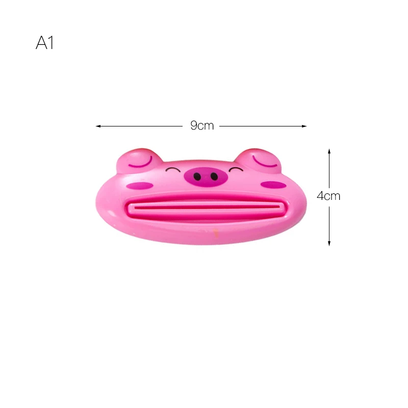 Cartoon Animal Toothpaste Squeezer Oral Care Tube Cosmetics Rolling Squeezing Dispenser Facial Cleanser Press Tooth Paste Holder