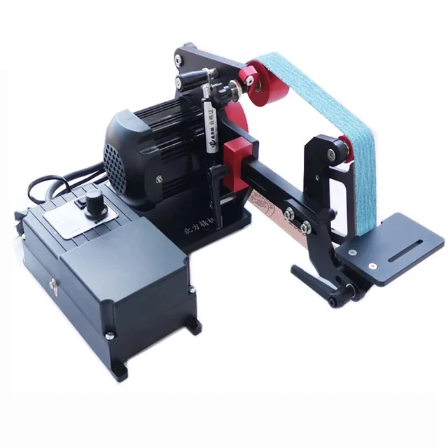 Industrial Belt Sander DIY Desktop Knife Sharpener Tools Open Edge Fixed Angle Polishing Machine Belt Machine 762x30MM Belt