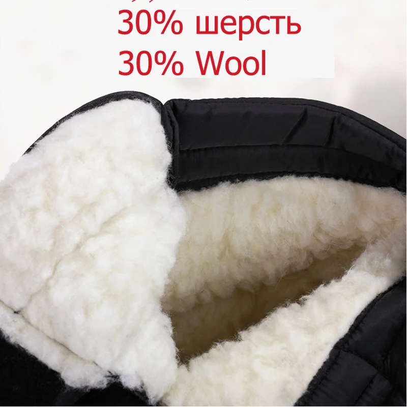 Men winter boots 2024 unsex winter shoes men women ankle boots Waterproof Non-slip warm thick plush men snow boots big size 47