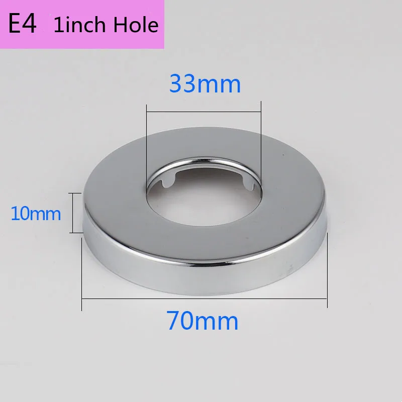 2 قطعة ماسورة مياه الفولاذ المقاوم للصدأ موصل 1/2 "3/4" 1 "صنبور غطاء الزخرفية زيادة صمام لوحة دش المطبخ الحنفية اكسسوارات